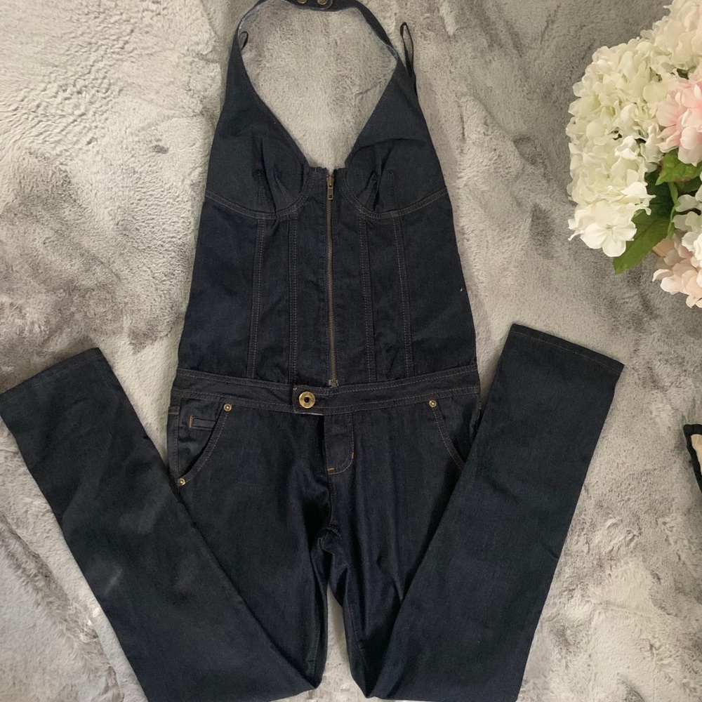Guess Jean low back jumpsuit pants